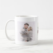 Waterverf en Goud | Twee fotobrief B monogram Koffiemok (Links)