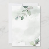 Waterverf- en goudbladerselderij save the date (Achterkant)