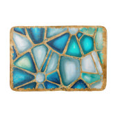 Waterverf - en goudcellen - oceaan badmat (Voorkant)