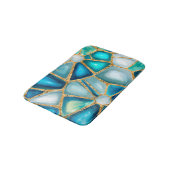 Waterverf - en goudcellen - oceaan badmat (Gekanteld)