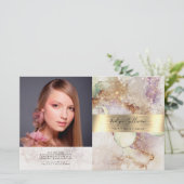 Waterverf- en goudfoliebrochure (Staand voorkant)