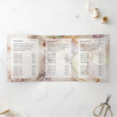 Waterverf- en goudkoortsdrievoudig brochure drieluik kaart (Binnen)