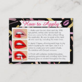 Waterverf- en goudliften toepassen en Tips-kaarten Visitekaartje (Voorkant)