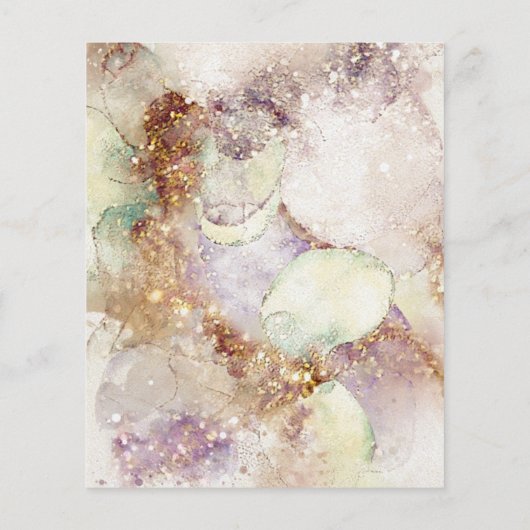 Waterverf- en goudoliefamer flyer (Achterkant)