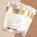 Waterverf- en goudoliefamer flyer<br><div class="desc">elegante schoonheidssalon flyer</div>