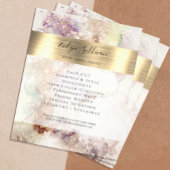 Waterverf- en goudoliefamer flyer