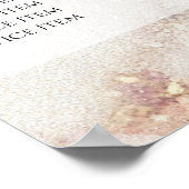 Waterverf- en goudolieprijslijst poster (Hoek)