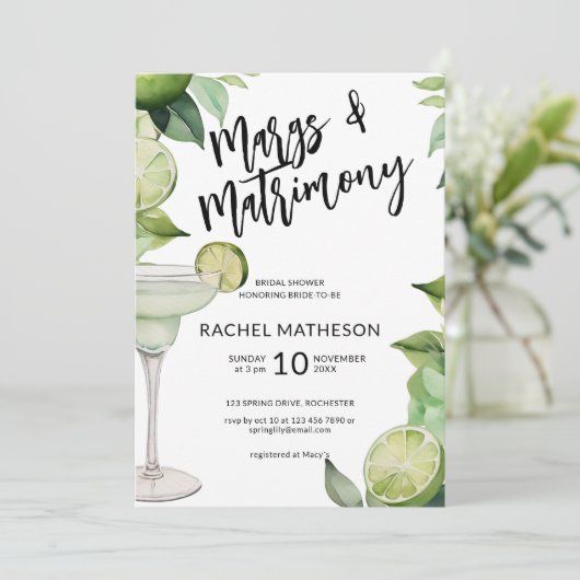 Waterverf- en huwelijkshuwelijks vrijgezellenfeest kaart (Staand voorkant)