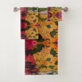 Waterverf en inkt Abstract expressionisme kunst Bad Handdoek (Insitu)