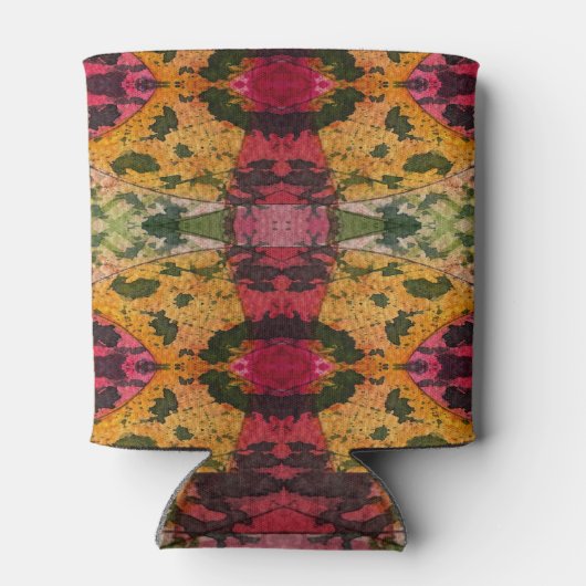 Waterverf en inkt Abstract expressionisme kunst Blikjeskoeler (Achterkant)