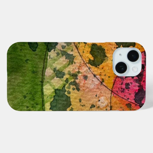 Waterverf en inkt Abstract expressionisme kunst Case-Mate iPhone Case (Achterkant (horizontaal))