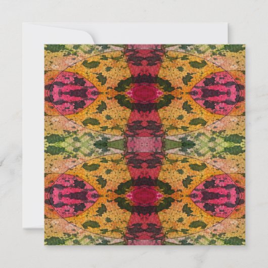 Waterverf en inkt Abstract expressionisme kunst Notitiekaartje (Voorkant)