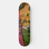 Waterverf en inkt Abstract expressionisme kunst Persoonlijk Skateboard (Voorkant)