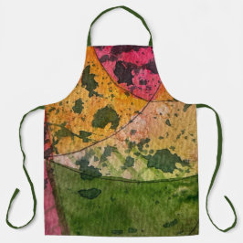 Waterverf en inkt Abstract expressionisme kunst Schort