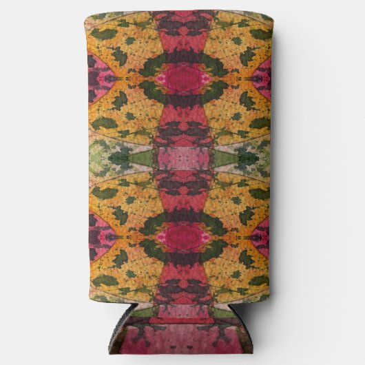 Waterverf en inkt Abstract expressionisme kunst Seltzer Blikjeskoeler (Voorkant)