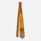 Waterverf en inkt Abstract expressionistisch Stropdas (Achterkant)