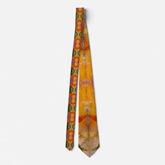 Waterverf en inkt Abstract expressionistisch Stropdas (Achterkant)