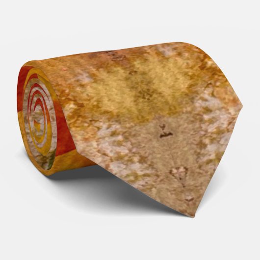 Waterverf en inkt Abstract expressionistisch Stropdas (Opgerold)