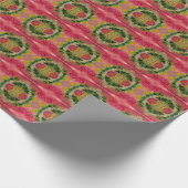 Waterverf en inkt Abstract impressionisme kunst Cadeaupapier (Hoek)