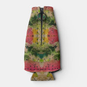 Waterverf en inkt Abstract impressionisme kunst Flesjeskoeler (Achterkant)