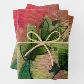 Waterverf en inkt Abstract impressionisme kunst Inpakpapier Vel (In situ)