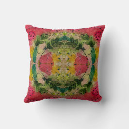 Waterverf en inkt Abstract impressionisme kunst Kussen