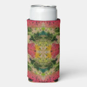 Waterverf en inkt Abstract impressionisme kunst Seltzer Blikjeskoeler (Seltzer Voorkant)