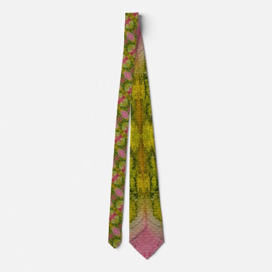 Waterverf en inkt Abstract impressionistisch Stropdas (Achterkant)