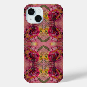 Waterverf en inkt Abstract mooie schilderkunst iPhone 15 Case