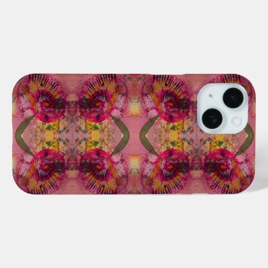 Waterverf en inkt Abstract mooie schilderkunst Case-Mate iPhone Case (Achterkant (horizontaal))