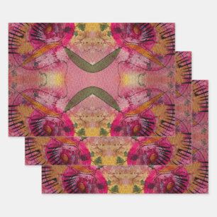 Waterverf en inkt Abstract mooie schilderkunst Inpakpapier Vel