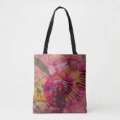 Waterverf en inkt Abstract mooie schilderkunst Tote Bag (Voorkant)