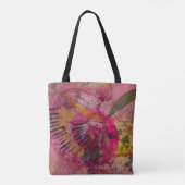 Waterverf en inkt Abstract mooie schilderkunst Tote Bag (Achterkant)