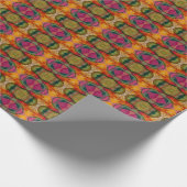 Waterverf en inkt Abstracte expressionistische kun Cadeaupapier (Hoek)