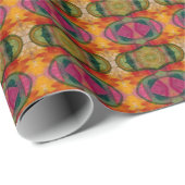 Waterverf en inkt Abstracte expressionistische kun Cadeaupapier (Rol Hoek)