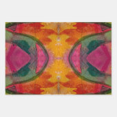 Waterverf en inkt Abstracte expressionistische kun Inpakpapier Vel (Voorkant 3)