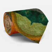 Waterverf en inkt Abstracte expressionistische kun Stropdas (Opgerold)