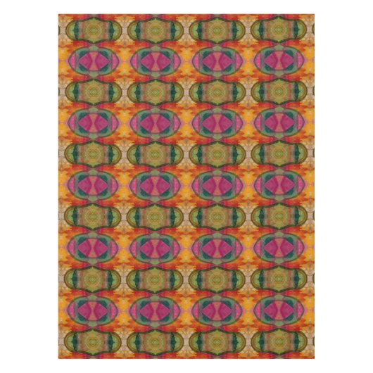 Waterverf en inkt Abstracte expressionistische kun Tafelkleed (Voorkant)