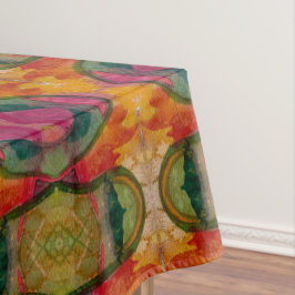 Waterverf en inkt Abstracte expressionistische kun Tafelkleed