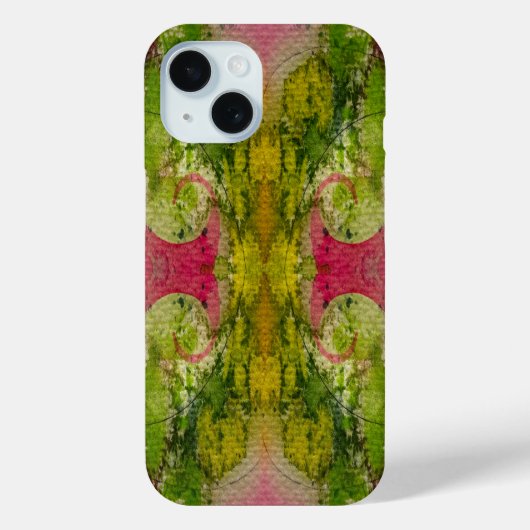 Waterverf en inkt Abstracte impressionistische kun Case-Mate iPhone Case (Achterkant)