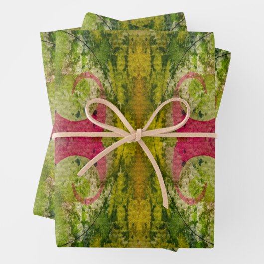 Waterverf en inkt Abstracte impressionistische kun Inpakpapier Vel (In situ)