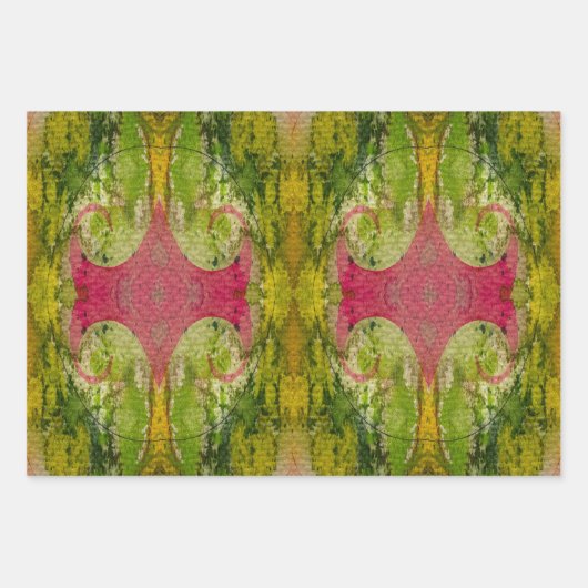 Waterverf en inkt Abstracte impressionistische kun Inpakpapier Vel (Voorkant)