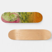 Waterverf en inkt Abstracte impressionistische kun Persoonlijk Skateboard (Horizontaal)