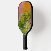 Waterverf en inkt Abstracte impressionistische kun Pickleball Paddle (Links)