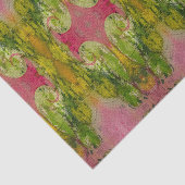 Waterverf en inkt Abstracte impressionistische kun Tissuepapier (Detail)