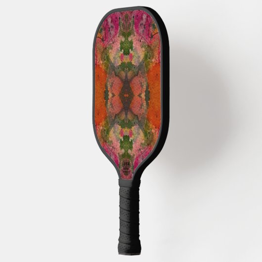 Waterverf en inkt Abstracte schilderkunst Pickleball Paddle (Links)