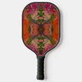 Waterverf en inkt Abstracte schilderkunst Pickleball Paddle (Achterkant)
