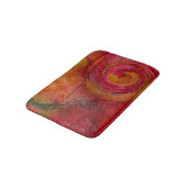 Waterverf en inkt  Patroonkunst Abstract Badmat (Gekanteld)