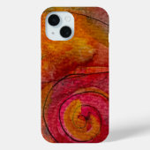 Waterverf en inkt  Patroonkunst Abstract Case-Mate iPhone Case (Achterkant)