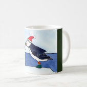 Waterverf en inkt van Puffin Koffiemok (Voorkant rechts)